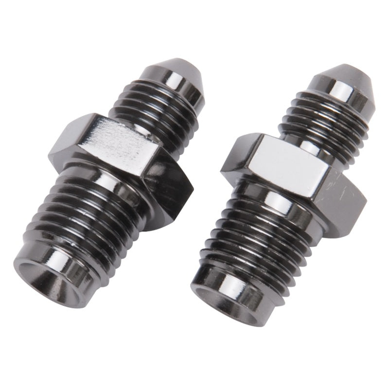 Russell Performance -3 AN SAE Adapter Fitting (2 pcs.) (Black) 641323 641323 Photo - Primary