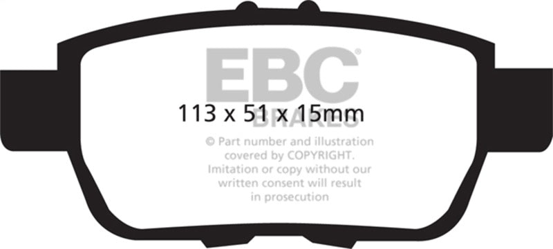 EBC Disc Brake Pad Set DP21754 Photo - Primary