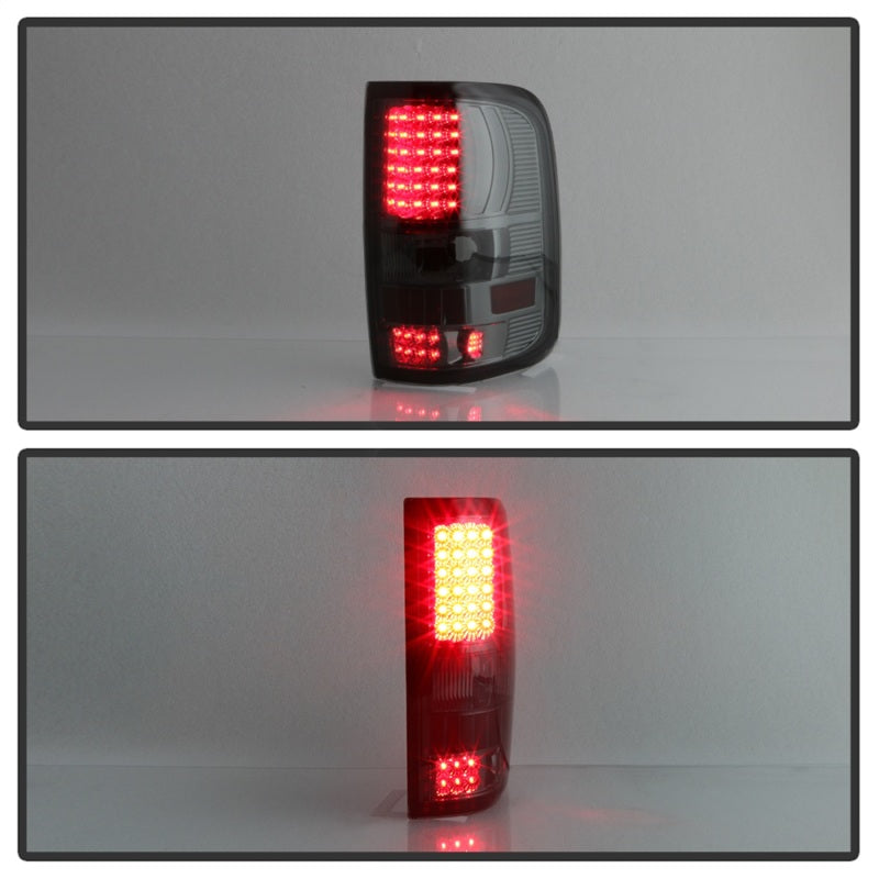 SPYDER Xtune Ford F150 Styleside 04-08 (Not Fit Heritage & SVT) LED Tail Lights Smoke ALT-ON-FF15004-LED-SM 5012920 5012920 Photo - Unmounted