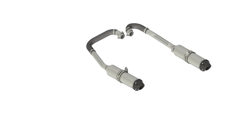 MBRP 11-14 Polaris RZR 900 (All Models) Complete Dual Exhaust System Headers-Back AT-9514PT AT-9514PT Photo - Primary