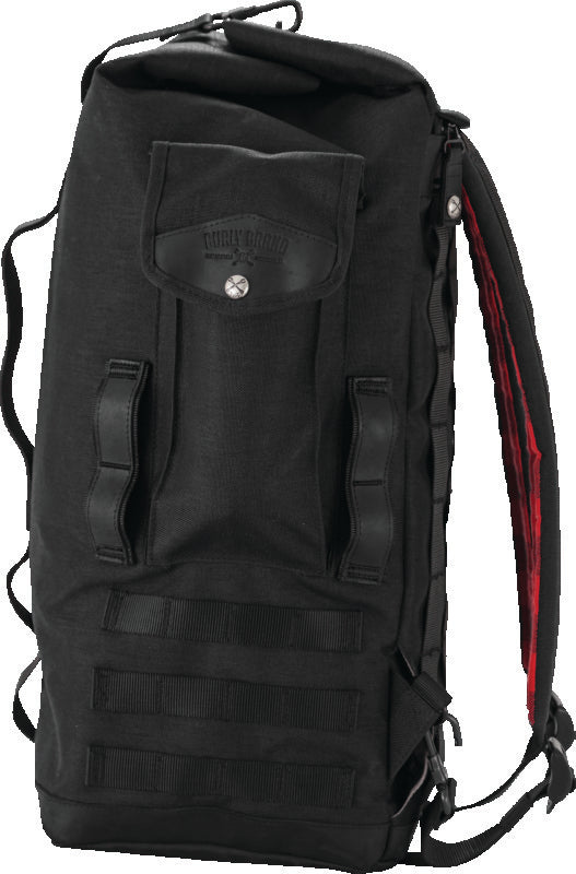 Burly Brand Sissy Bar Backpack - Black B15-1013B B15-1013B User 1