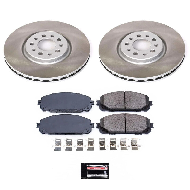 PowerStop Power Stop 16-22 Jeep Cherokee Front Semi-Coated Rotor Kit SC7414 SC7414 Photo - Primary