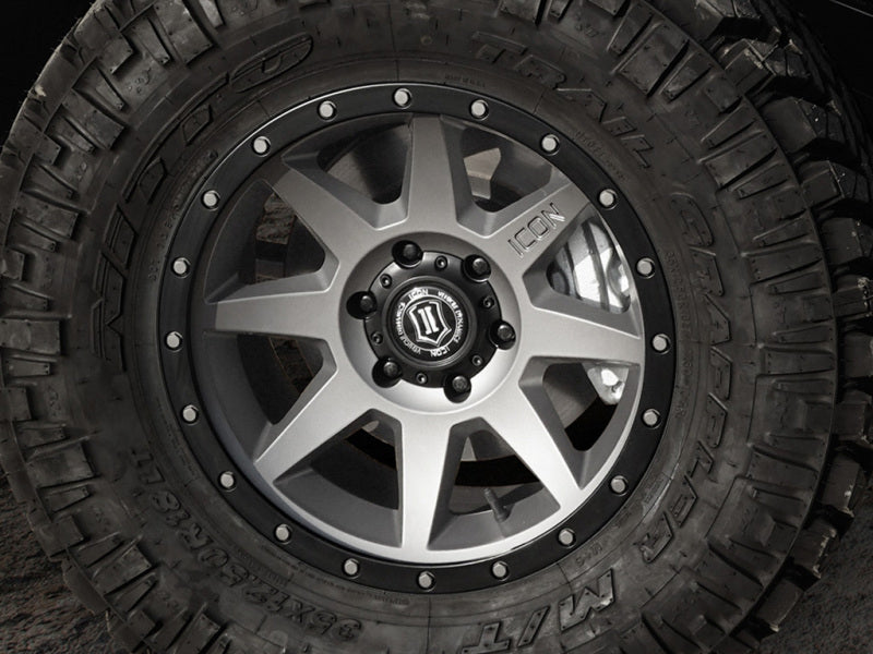 ICON Alloys Lug Nut Kit Black - 12x1.5 - 24 Lug Nuts w/ Key 89121524B 89121524B Photo - Mounted