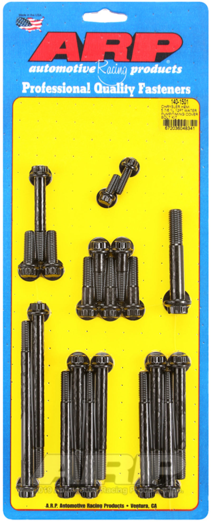 ARP Chrysler Hemi 5.7/6.1L 12pt Water Pump/Timing Cover Bolt Kit 140-1501 140-1501 User 1