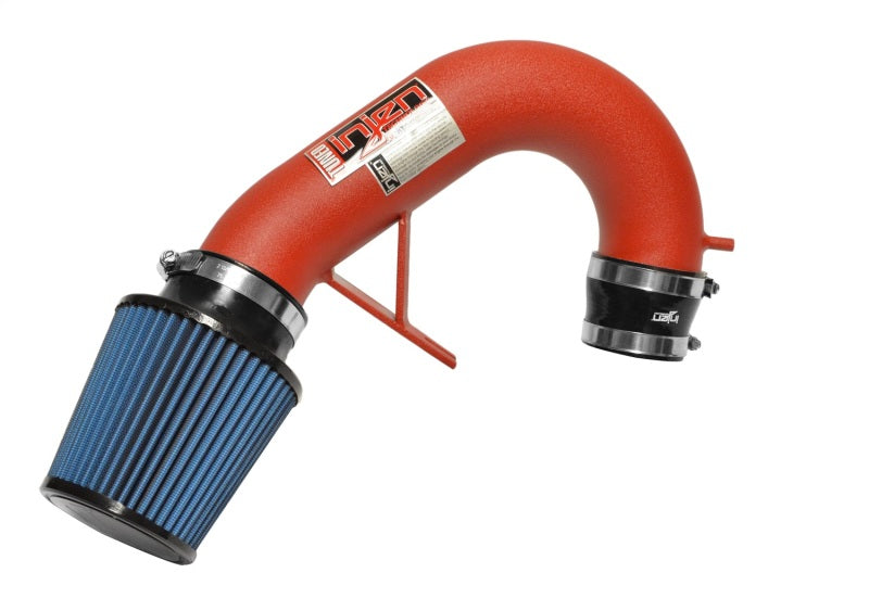 Injen Wrinkle Red Short Ram Air Intake 2017 Audi A4 (B9) 2.0L Turbo 4 Cyl SP3087WR Photo - Primary