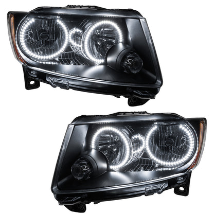 ORACLE Lighting Oracle 11-13 Jeep Grand Cherokee SMD HL (Non-HID) - Chrome - White 7070-001 7070-001 Photo - Primary