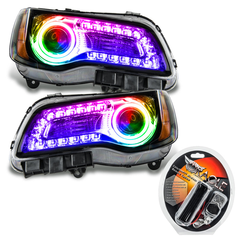 ORACLE Lighting Oracle 11-14 Chrysler 300C SMD HL - Black - NON HID - ColorSHIFT DRL - ColorSHIFT 7731-330 7731-330 Photo - Primary