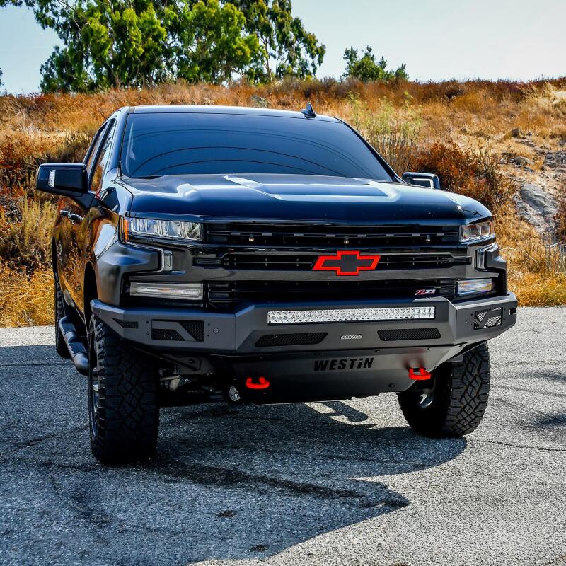 Westin 19-21 Chevrolet Silverado 1500 Pro-Mod Front Bumper - Tex. Blk 58-41215 58-41215 Photo - Mounted