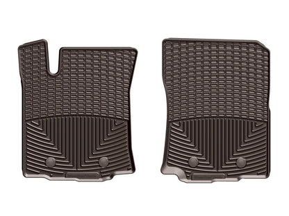 WeatherTech 2018+ Toyota Tacoma Front Rubber Mats - Cocoa W378CO W378CO Photo - Unmounted