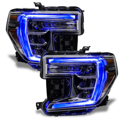 ORACLE Lighting Oracle 19-21 GMC Sierra 1500 RGB+W Headlight DRL Upgrade Kit - ColorSHIFT w/o Controller 1287-334 1287-334 Photo - Mounted