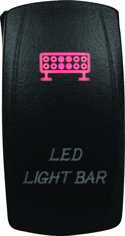 DragonFire Racing Lighted Switch LED Light Bar On/Off Red 521384 521384 Photo - Primary
