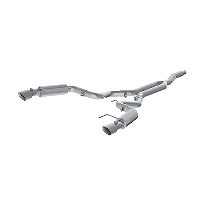 MBRP 15-18 Mustang 2.3L 3in Cat Back Exhaust MBRS7275AL S7275AL Photo - Primary