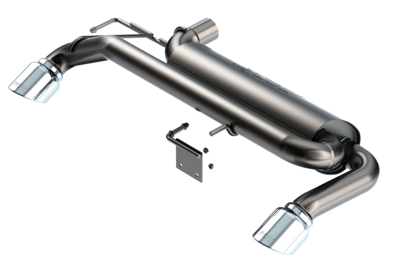 Borla 21-22 Ford Bronco 2.3L 4WD ATAK Axle Back Exhaust w/ Bright Chrome Tips 11975 11975 Photo - Primary