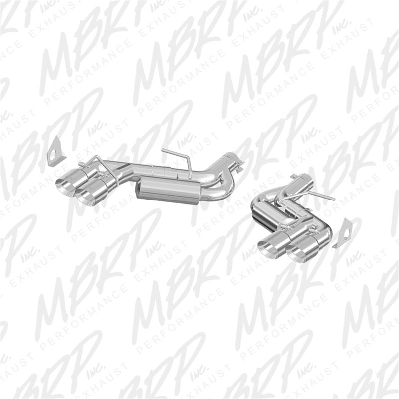 MBRP 16-   Camaro 6.2L Axle Back Exhaust Quad Tip MBRS7036AL S7036AL Photo - Primary