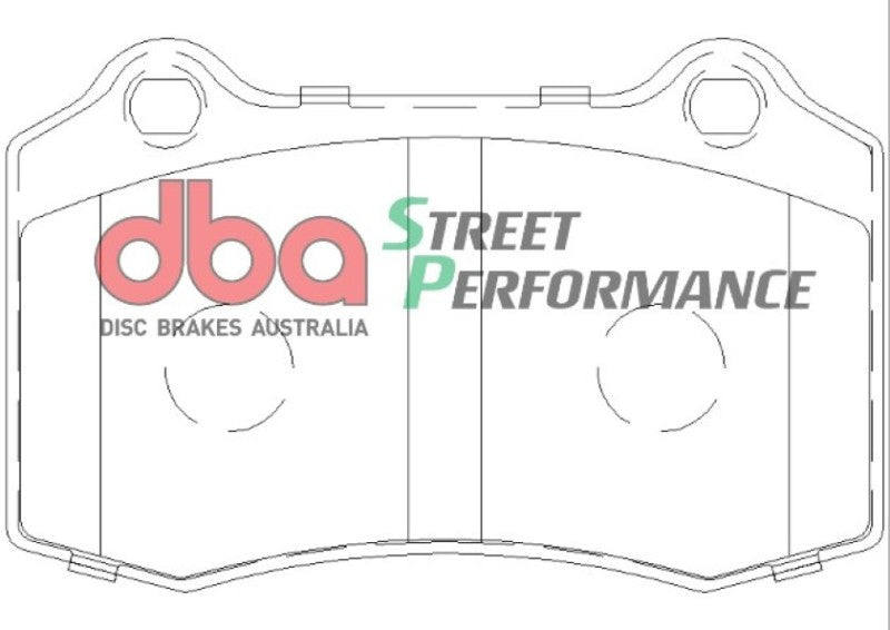 DBA 92-02 Dodge Viper Front SP Performance Brake Pads DB1936SP DB1936SP Photo - out of package
