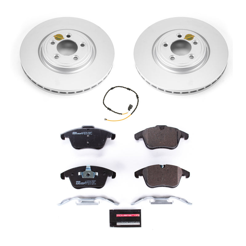 Power Stop 13-15 Jaguar XF Front Euro-Stop Brake Kit ESK7680 ESK7680 Photo - Primary