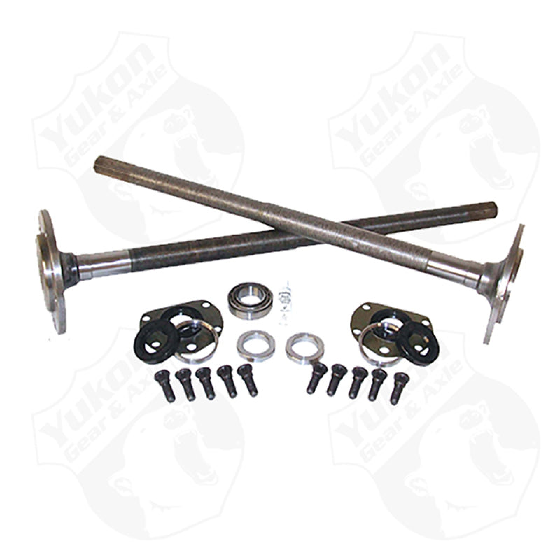 Yukon Gear & Axle Yukon Gear One Piece Axles For 76-79 Model 20 CJ7 Quadratrack w/ Bearings and 29 Splines / Kit YCJQ YCJQ Photo - Primary
