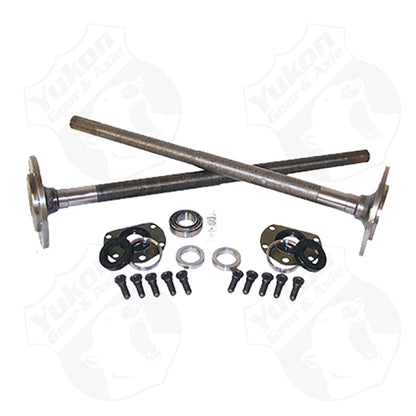 Yukon Gear & Axle Yukon Gear One Piece Axles For 76-79 Model 20 CJ7 Quadratrack w/ Bearings and 29 Splines / Kit YCJQ YCJQ Photo - Primary