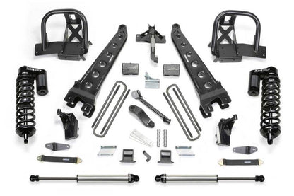 Fabtech 6" Radius Arm System W/ Front Dirt Logic 4.0 Coilovers K2158DL Photo - Primary