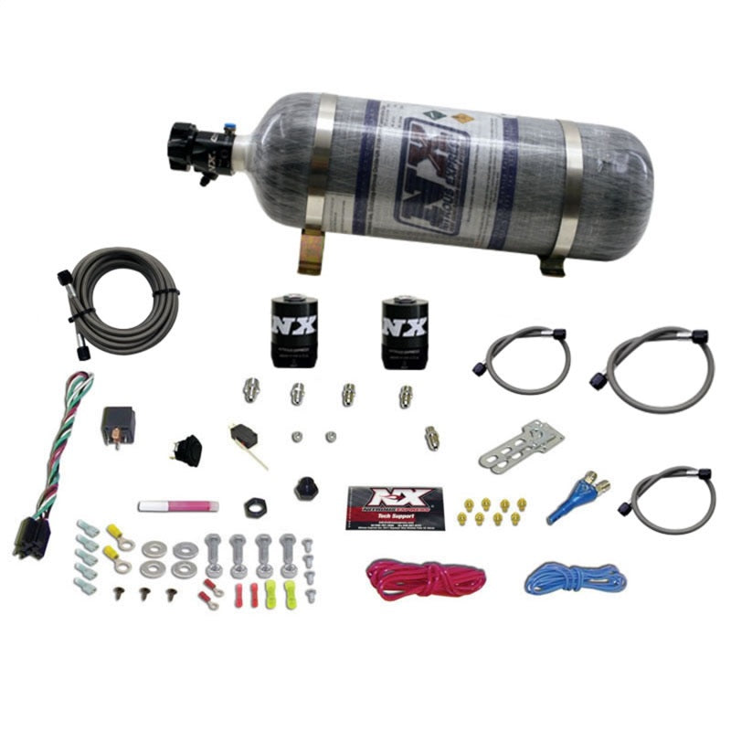 Nitrous Express Ford EFI Race Single Nozzle Nitrous Kit (100-250HP) w/Composite Bottle 20113-12 20113-12 Photo - Primary