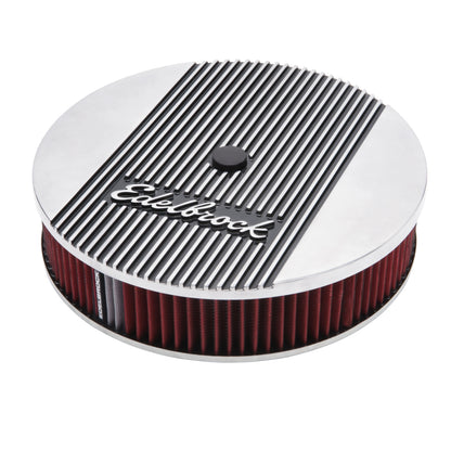 Edelbrock Air Cleaner, Elite II, 14" Diameter with 3" Element, Polished 4266 Photo - Primary