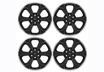 Ford Racing 2024 F-150 22in Wheel Kit - Black w/Machined Face M-1007K-S2295BA M-1007K-S2295BA Photo - Primary