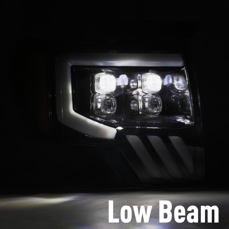 AlphaRex 09-14 Ford F-150 NOVA LED Proj Headlights Plank Style Gloss Black w/Activ Light/Seq Signal 880190 880190 User 4
