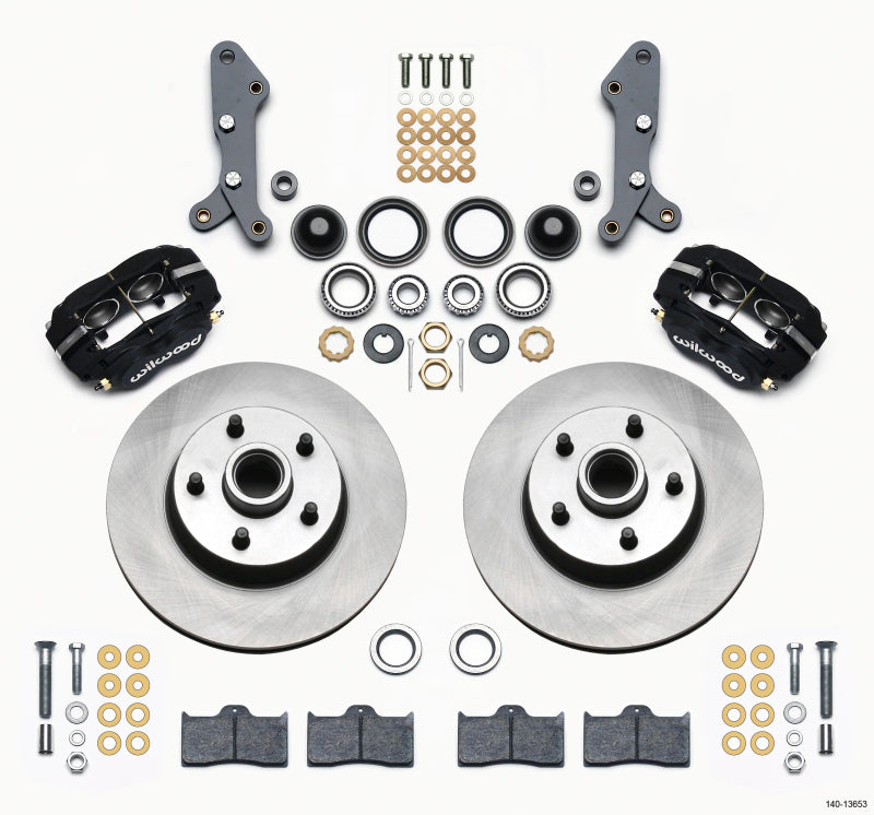 Wilwood Forged Dynalite-M Front Kit 11.30in 1 PC Rotor&Hub 60-68 Ford / Mercury Full Size / Galaxie 140-13653 140-13653 Photo - Primary