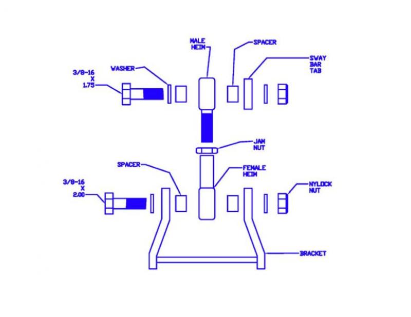Progress Sway Bar Adaptor Kit - Honda Civic(2001-2005) 65.1006 Photo - Primary