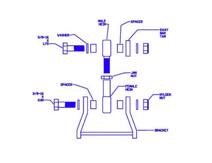 Progress Sway Bar Adaptor Kit - Honda Civic(2001-2005) 65.1006 Photo - Primary