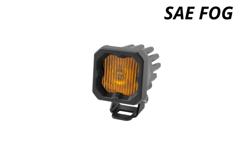 Diode Dynamics Stage Series C1 LED Pod - Yellow SAE Fog Standard ABL Each DD6848S DD6848S User 1