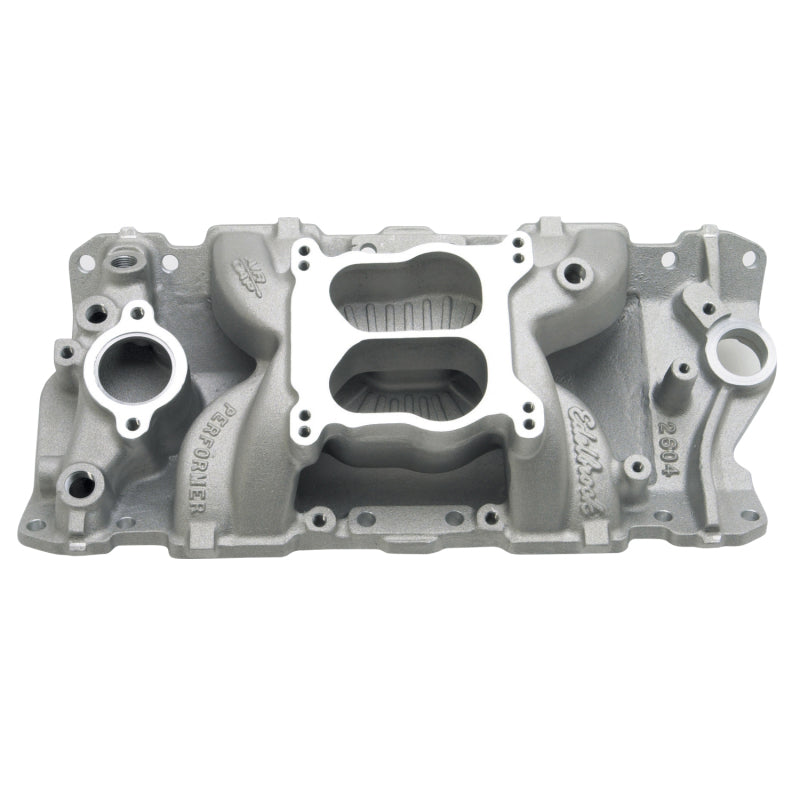 Edelbrock Intake Manifold: Performer Air-Gap S/B Chevy 87-95 Std flange/Sprdbore 2604 Photo - Primary