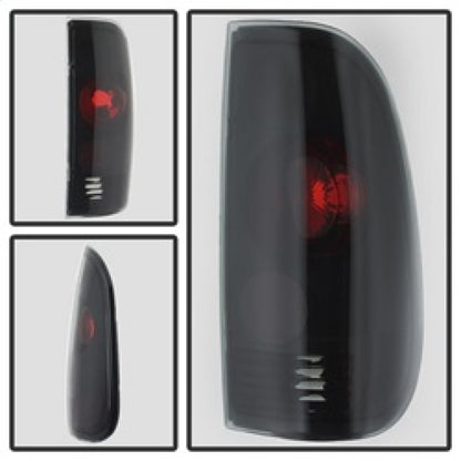 Spyder Ford F150 Styleside 97-03/F250/350/450/550 Euro Style Tail Lights Blk Smke ALT-YD-FF15097-BSM 5078162 5078162 Photo - Unmounted
