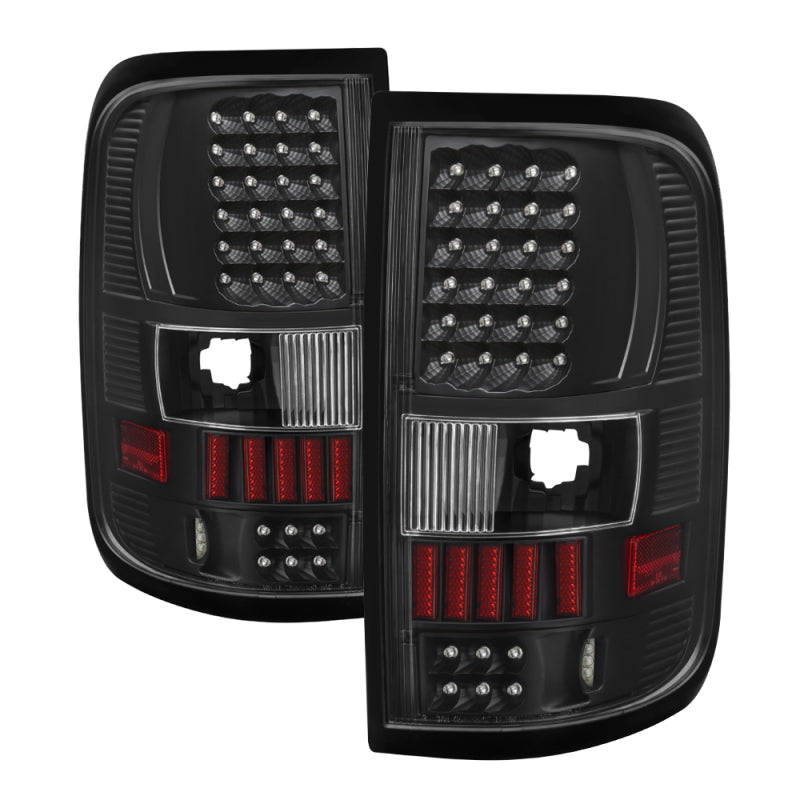 SPYDER Xtune Ford F150 Styleside 04-08 (Not Fit Heritage & SVT) LED Tail Lights Black ALT-ON-FF15004-LED-BK 5012890 5012890 Photo - Primary