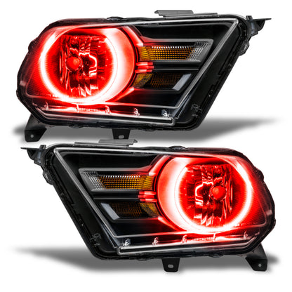ORACLE Lighting Oracle 10-14 Ford Mustang SMD HL (Non-HID) - Red 7050-003 7050-003 Photo - lifestyle view