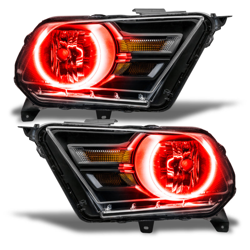 ORACLE Lighting Oracle 10-14 Ford Mustang SMD HL (Non-HID) - Red 7050-003 7050-003 Photo - lifestyle view