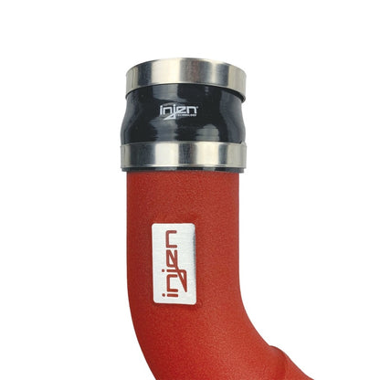 Injen Wrinkle Red Short Ram Cold Air Intake System with SuperNano-Web Dry SP3082WR Photo - Unmounted