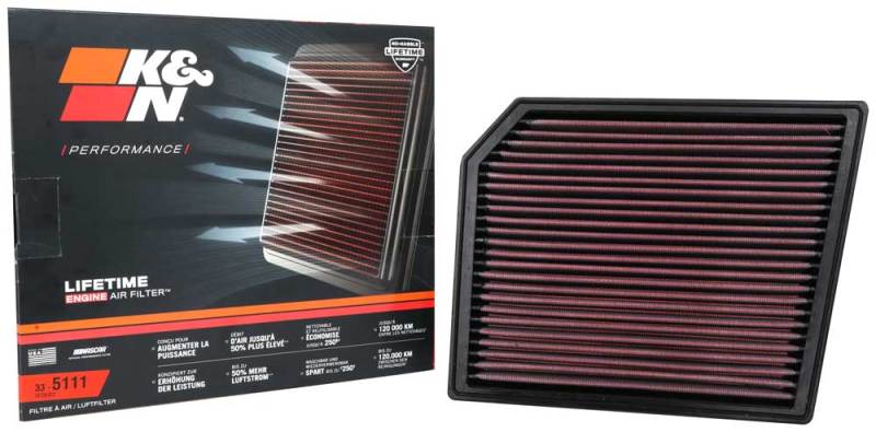K&N Engineering K&N 2019 BMW X2 M35 L4-2.0L F/I Replacement Air Filter 33-5111 33-5111 Photo - out of package