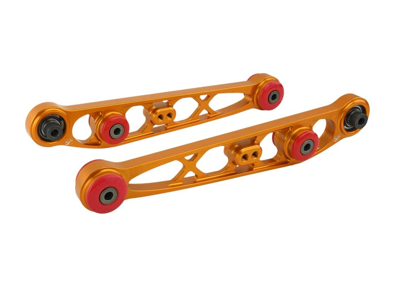 Skunk2 Gold Ultra Series Rear Lower Control Arm Set - Honda/Acura EG/DC 542-05-2110 Photo - Unmounted