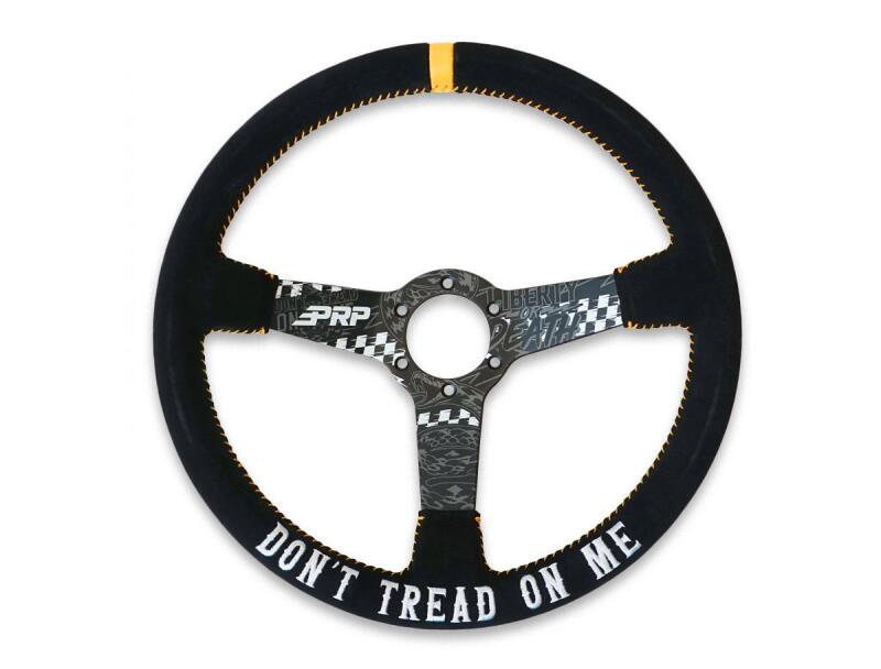 PRP Seats PRP Deep Dish Suede Steering Wheel - Dont Tread on Me G249-TR G249-TR Photo - Primary