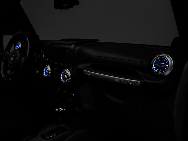 Raxiom 11-18 Jeep Wrangler JK LED Ambient Vent Lighting Kit J139322 J139322 Photo - Primary