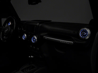 Raxiom 11-18 Jeep Wrangler JK LED Ambient Vent Lighting Kit J139322 J139322 Photo - Primary