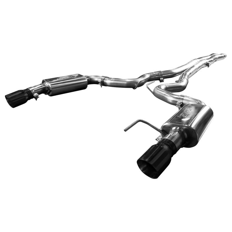 Kooks 15+ Mustang 5.0L 4V Convertible 3in Cat-Back w/ X-Pipe 4in Slash Cut B 11514111 Photo - Primary