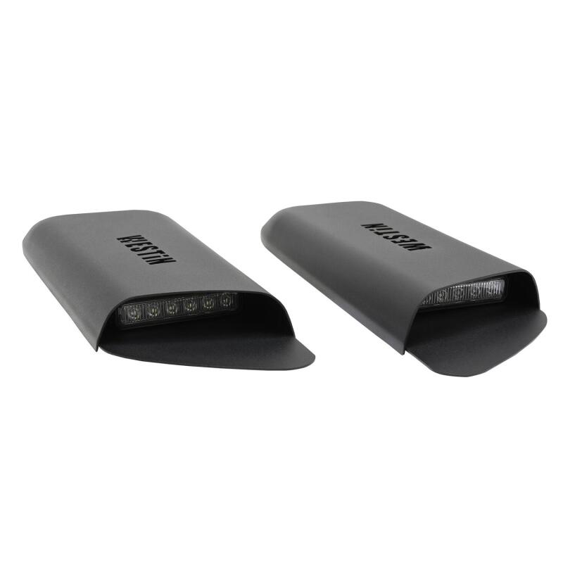 Westin 18-20 Jeep Wrangler JL 2dr LED Hood Scoops - Textured Black 62-41115 62-41115 Photo - Unmounted