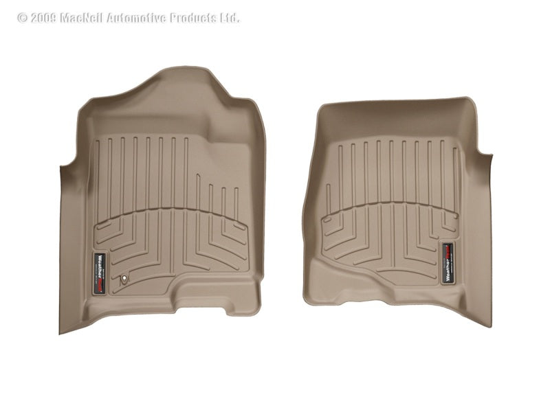 WeatherTech 07+ Chevrolet Avalanche Front FloorLiner - Tan 450661 Photo - Primary
