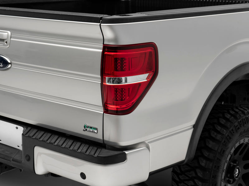 Raxiom 09-14 F-150 Styleside G2 LED Tail Lights- Chrome Housing Red/Clear Lens T542866 T542866 Photo - Primary