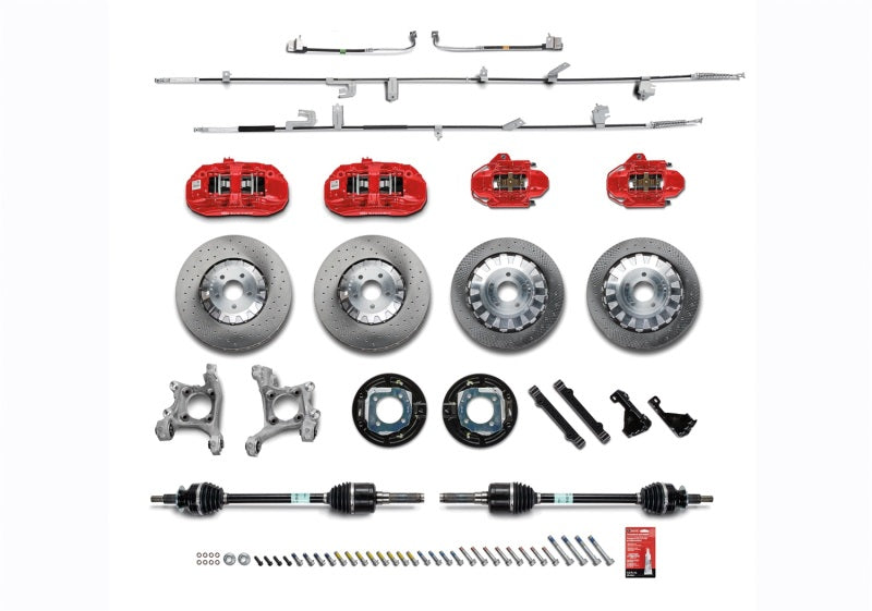 Ford Racing 15-17 Mustang GT/ 2.3L EcoBoost GT350R Brake Upgrade Kit M-2300-Y M-2300-Y Photo - Unmounted