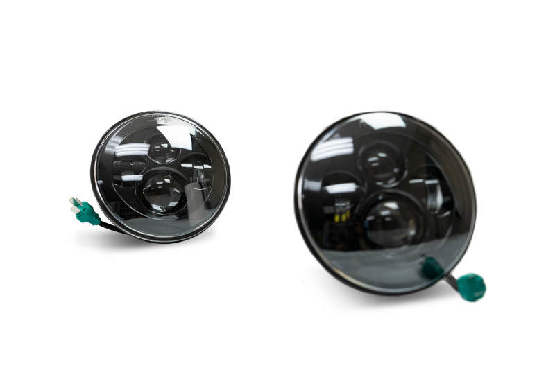 DV8 Offroad 07-18 Jeep Wrangler JK LED Projector Headlights HL7JK-01 HL7JK-01 Photo - Unmounted