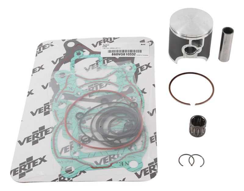 Vertex Pistons Vertex Piston 04-11 KTM 105 SX 105cc Top End Piston Kit VTK22991A VTK22991A Photo - Primary