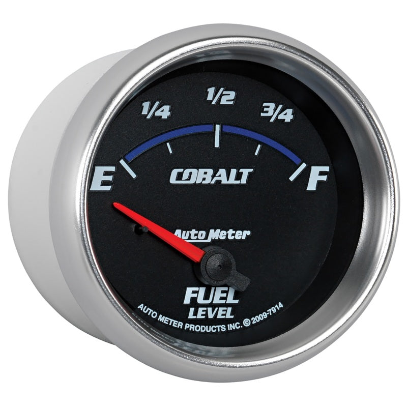 Autometer Gauge, Fuel Level, 2 5/8", 0E to 90F, Elec, Cobalt 7914 User 5